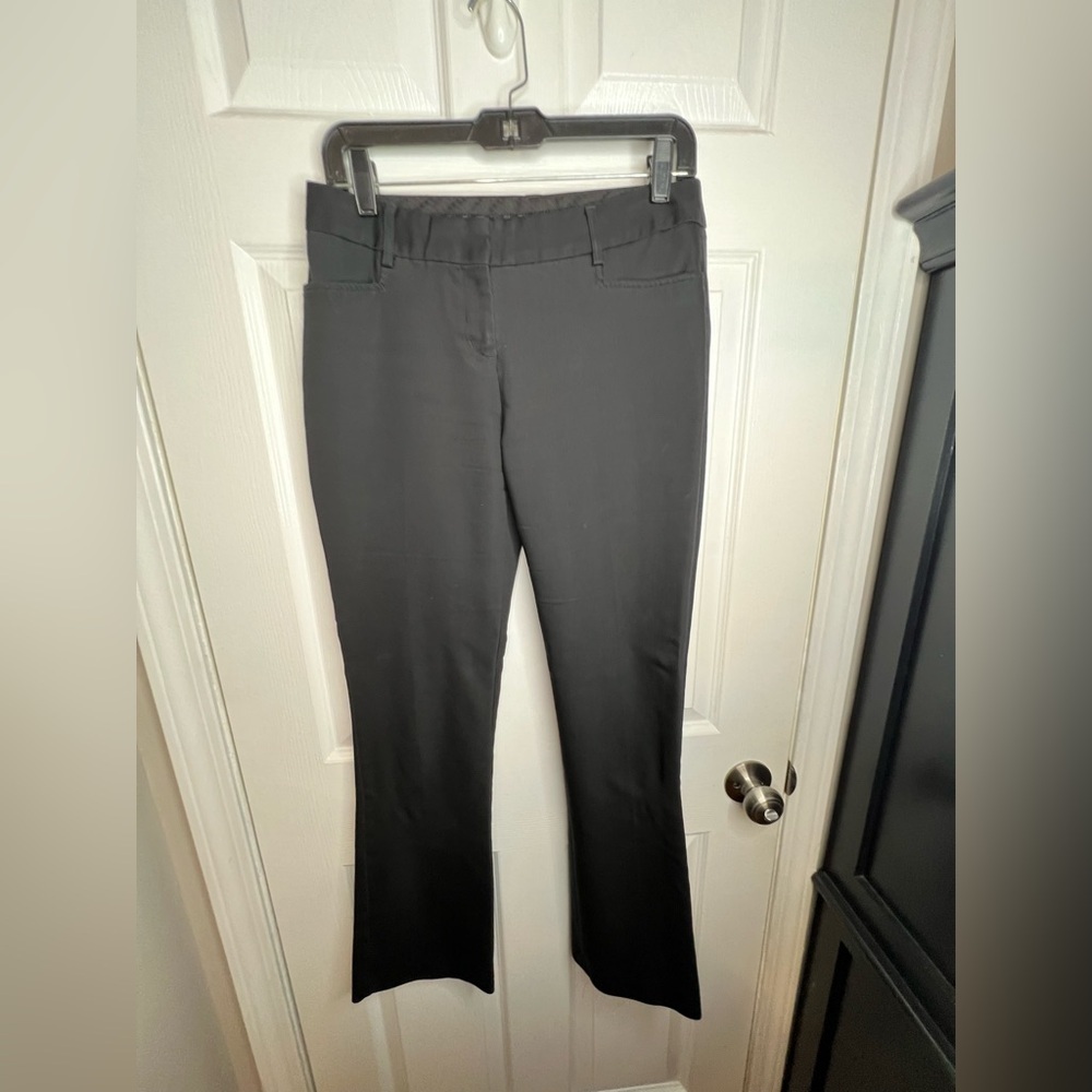 Express Women’s 4 Reg Solid Black Bootcut Twill T… - image 12